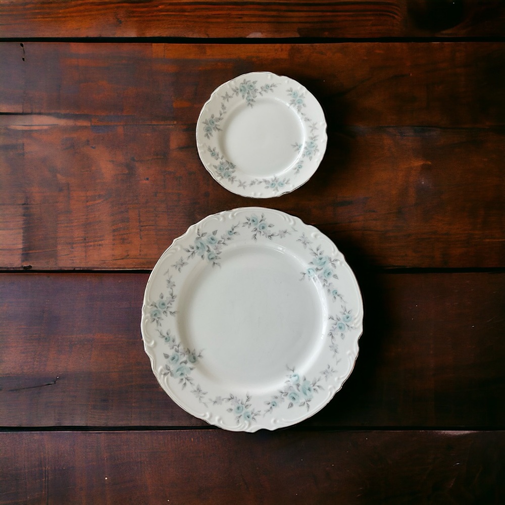 Mikasa Porcelain Fine China Bread & Butter Plates Barbizon Pattern